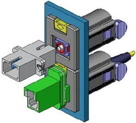 Plastic Optical Fiber Interchangeable Connector